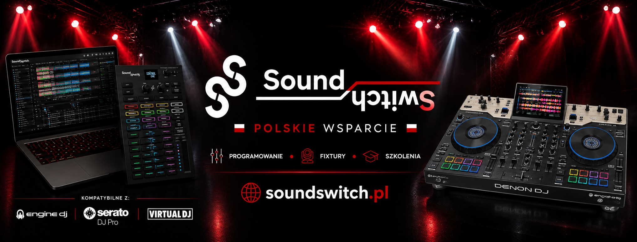 SoundSwitch.pl — Polskie Wsparcie: programowanie, fixtury i szkolenia
